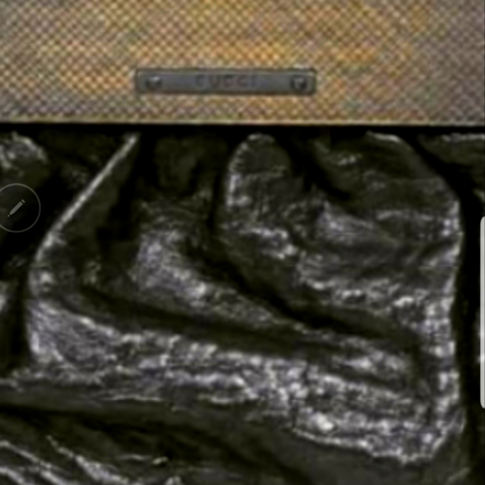 Sale! Vintage  Gucci Tom Ford peopled leather wooden bag - Picture 2 of 5